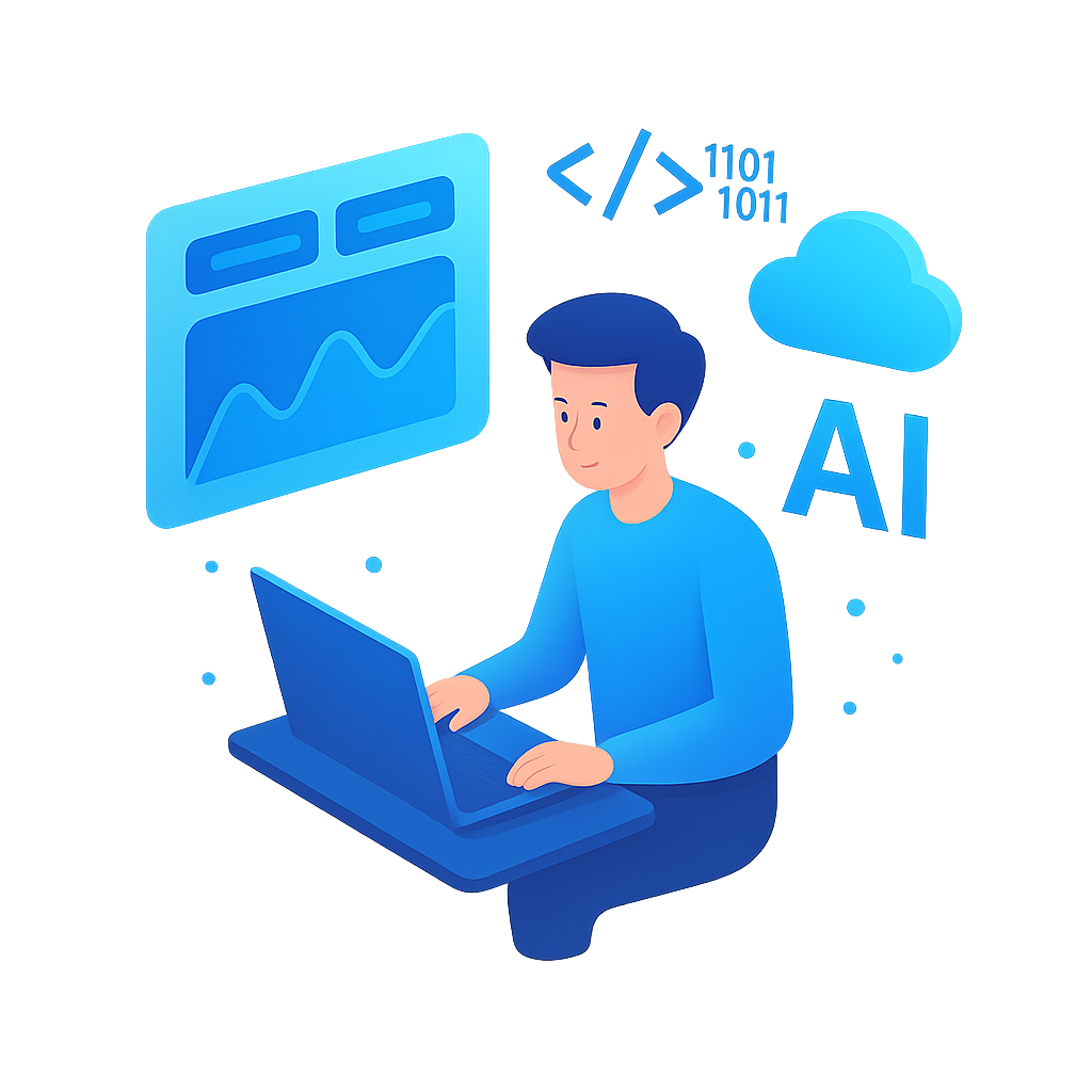 Digital transformation illustration